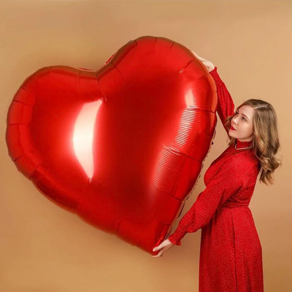 75cm Red Heart Foil Helium Balloons Valentine's Day Wedding Birthday Party Decorations Marriage Supplies Air Globos Kids Toys
75cm Red Heart Foil Helium Balloons Valentine's Day Wedding Birthday Party Decorations Marriage Supplies Air Globos Kids Toys