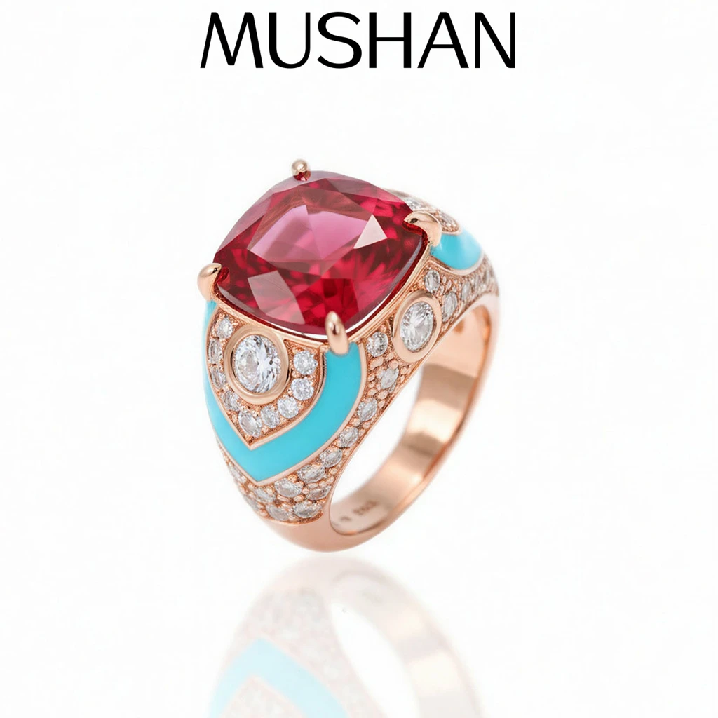 MuShan Jewelry 925 Sterling Silver Ring 5A CZ Gemstones HCD Gemstones Luxury Sophisticated 925 Sterling Silver Ring Accessories
MuShan Jewelry 925 Sterling Silver Ring 5A CZ Gemstones HCD Gemstones Luxury Sophisticated 925 Sterling Silver Ring Accessories