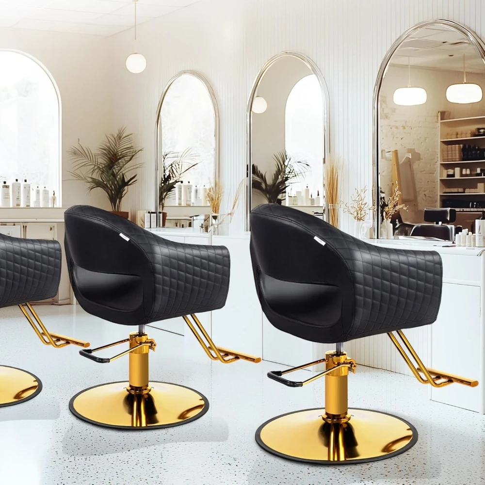 Barber Chairs, Styling Chair, Salon Chair for Hair Stylist, Heavy Duty Hydraulic Pump, 360°Swivel with Footrest, Styling Chair
Barber Chairs, Styling Chair, Salon Chair for Hair Stylist, Heavy Duty Hydraulic Pump, 360°Swivel with Footrest, Styling Chair