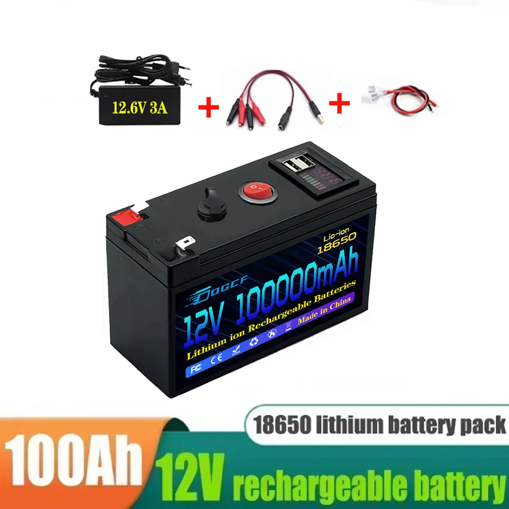 12V 120Ah Lithium 18650 Deep Cycle Battery for Solar,Fish Finder, Power Wheels, Lighting, Off-Grid Applications Built-in BMS
12V 120Ah Lithium 18650 Deep Cycle Battery for Solar,Fish Finder, Power Wheels, Lighting, Off-Grid Applications Built-in BMS