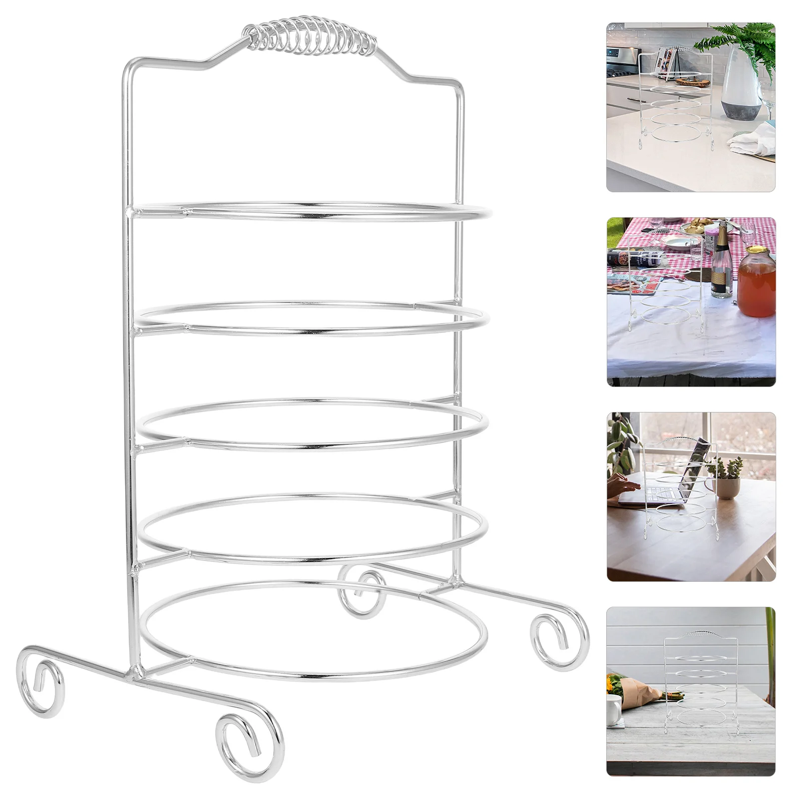 5-Tier Iron Bbq Rack Multi-Layer Food Display Stand Tabletop Pan Riser for Restaurant Buffet Party Home Kitchen
5-Tier Iron Bbq Rack Multi-Layer Food Display Stand Tabletop Pan Riser for Restaurant Buffet Party Home Kitchen