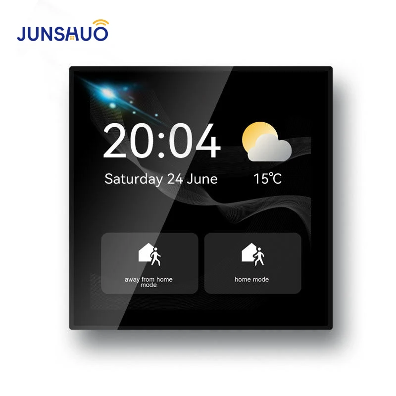 JUNSHUO Tuya 4 Inch Smart Panel Alexa-enabled Wireless Zigbee Gateway with IPS Display WiFi Touch App Smart Home Kits & Systems
JUNSHUO Tuya 4 Inch Smart Panel Alexa-enabled Wireless Zigbee Gateway with IPS Display WiFi Touch App Smart Home Kits & Systems