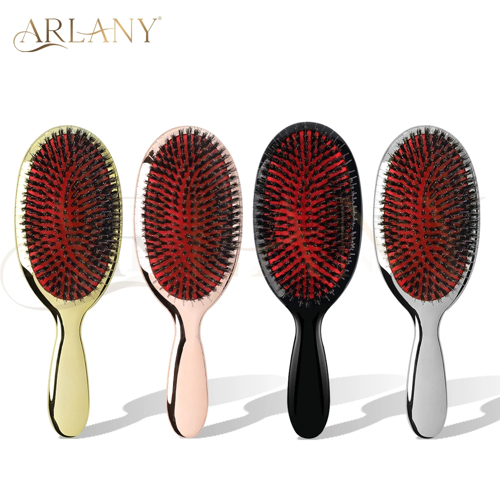 Щетка для распутывания волос ARLANY с пластиковыми щетинками из кабана, зеркальная полировка, с воздушной подушкой, массажер для волос
Щетка для распутывания волос ARLANY с пластиковыми щетинками из кабана, зеркальная полировка, с воздушной подушкой, массажер для волос