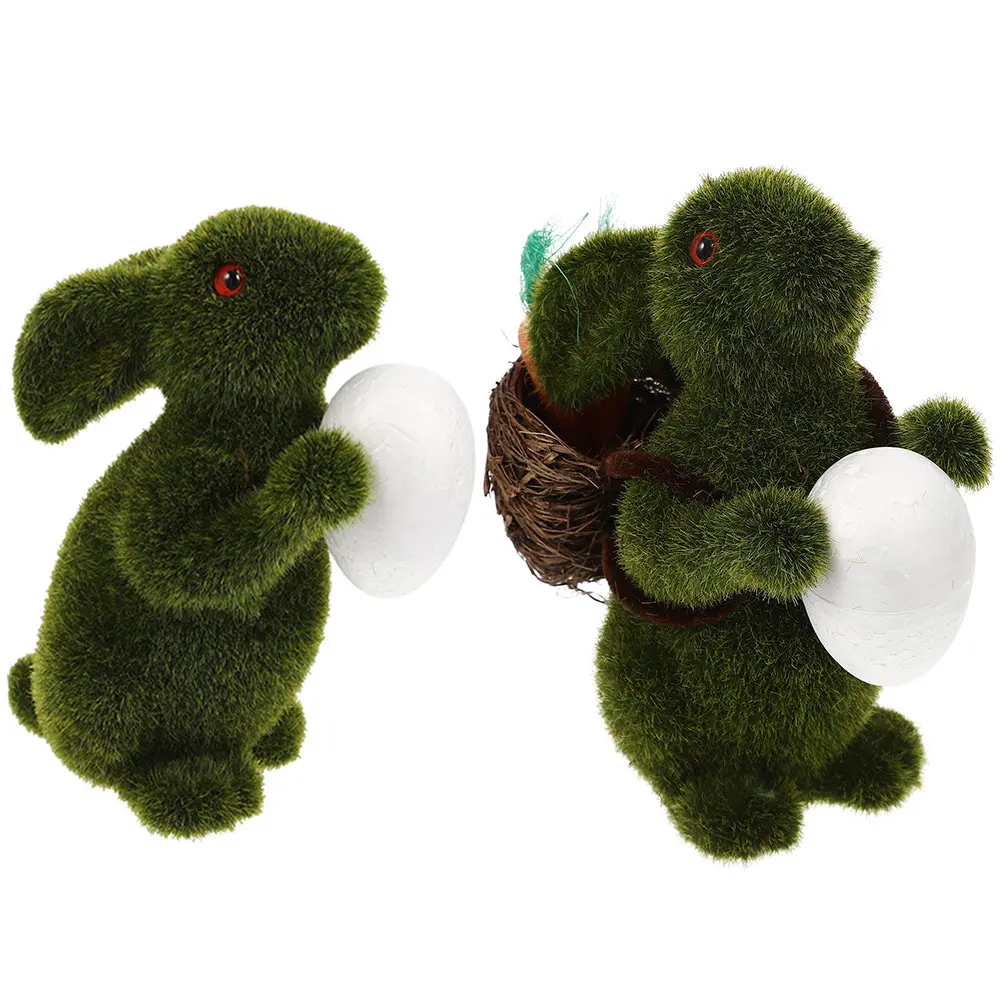 2Pcs Realistic Rabbit Sculpture Cute Sitting Bunny for Yard Porch Plant Pot Micro Landscape Indoor Outdoor Easter Party
2Pcs Realistic Rabbit Sculpture Cute Sitting Bunny for Yard Porch Plant Pot Micro Landscape Indoor Outdoor Easter Party