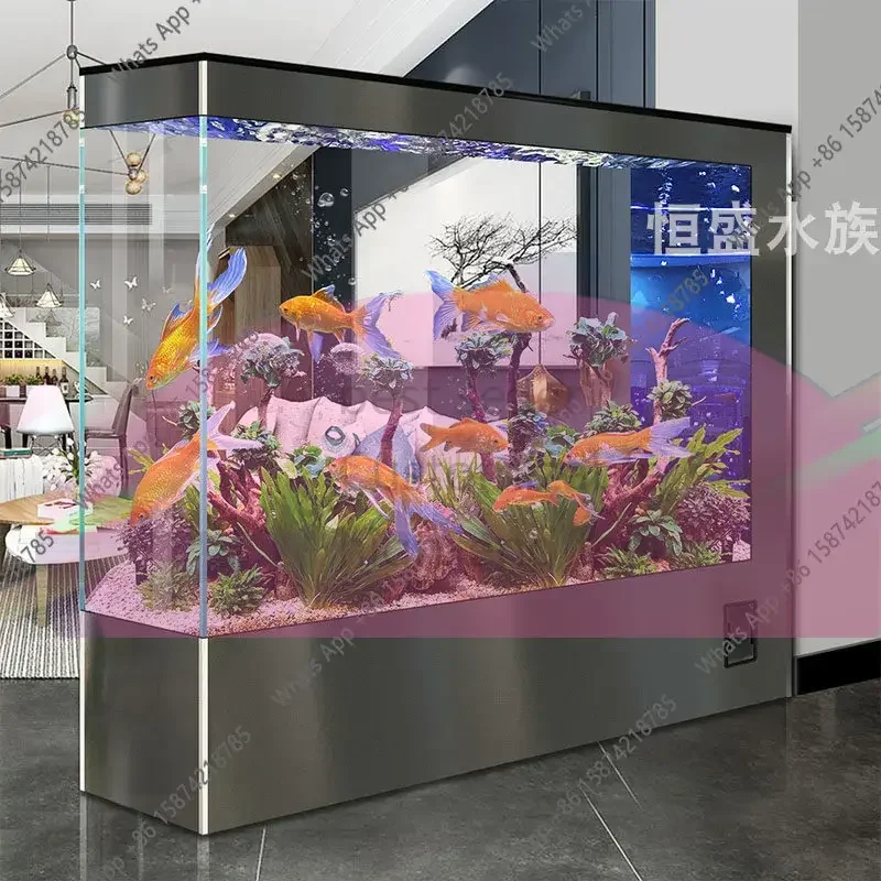 eY-M5 No Need To Change Water, Ecological Fish Tank, Floor-to-ceiling Household Integrated Screen, New Fish Tank Ultra-white Gla
eY-M5 No Need To Change Water, Ecological Fish Tank, Floor-to-ceiling Household Integrated Screen, New Fish Tank Ultra-white Gla