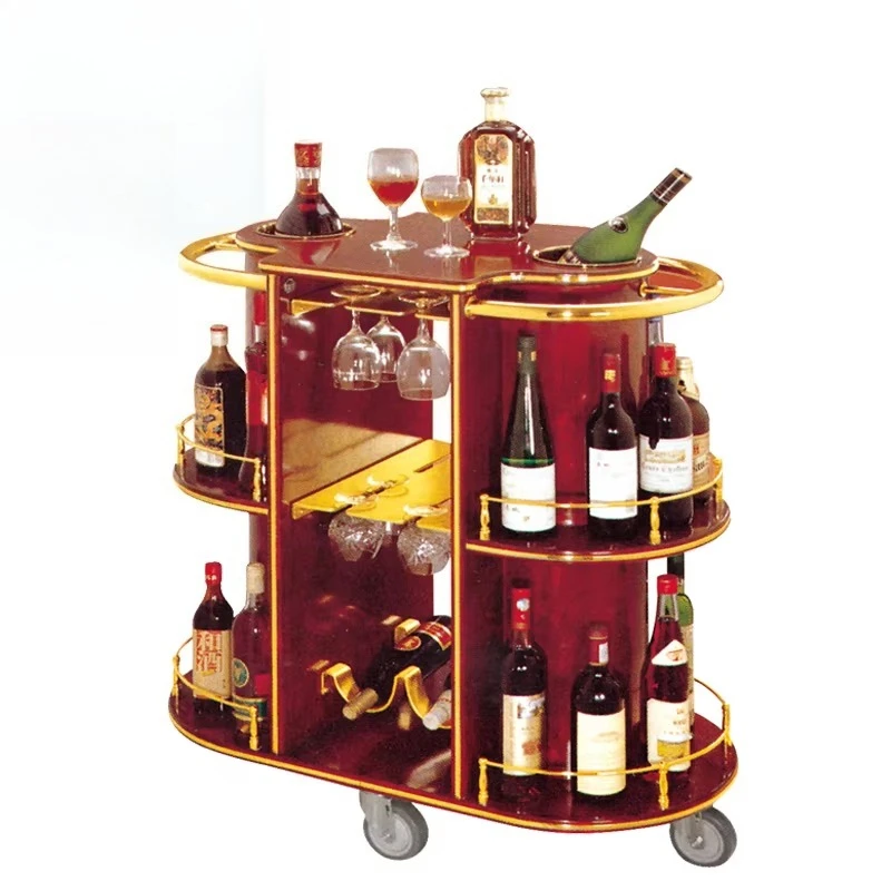 Hotel Guest Room 3 Tier Wooden Wine Bar Trolley Wine Trolley Liquor Service Trolley
Hotel Guest Room 3 Tier Wooden Wine Bar Trolley Wine Trolley Liquor Service Trolley