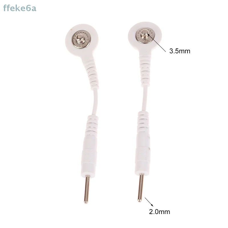 2PCS Electrode Lead Wire Connecting Cables Plug 2.0mm Snap 3.5mm Male connector cable Use For Tens/EMS Massage Machine Device
2PCS Electrode Lead Wire Connecting Cables Plug 2.0mm Snap 3.5mm Male connector cable Use For Tens/EMS Massage Machine Device