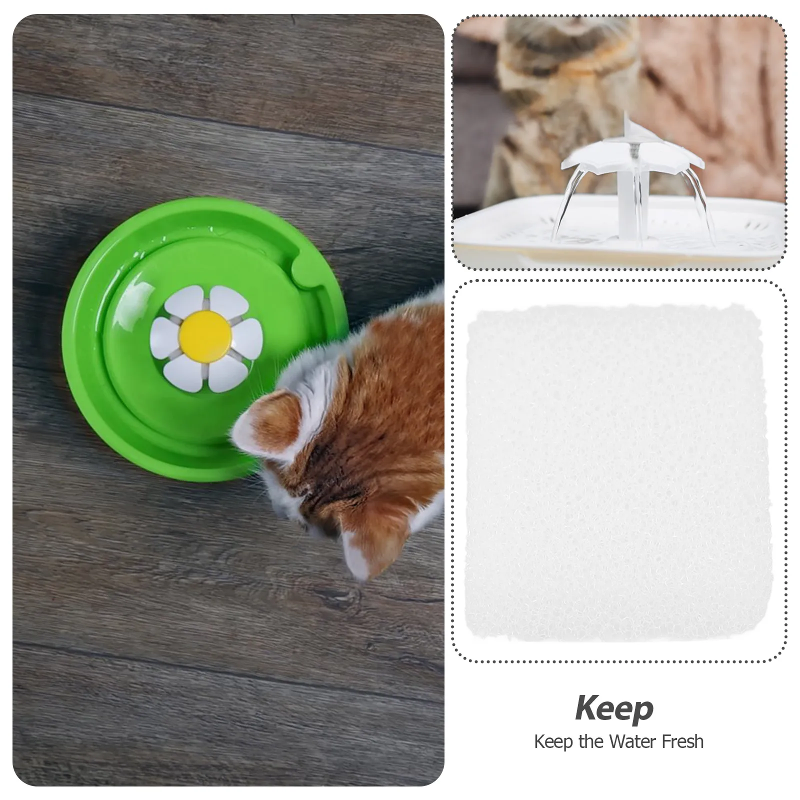 10 Pcs Pet Dispenser Filters Sponge Lasting Filtration Wireless Pump Accessories For Water Replacement Pet Replacement Cat
10 Pcs Pet Dispenser Filters Sponge Lasting Filtration Wireless Pump Accessories For Water Replacement Pet Replacement Cat