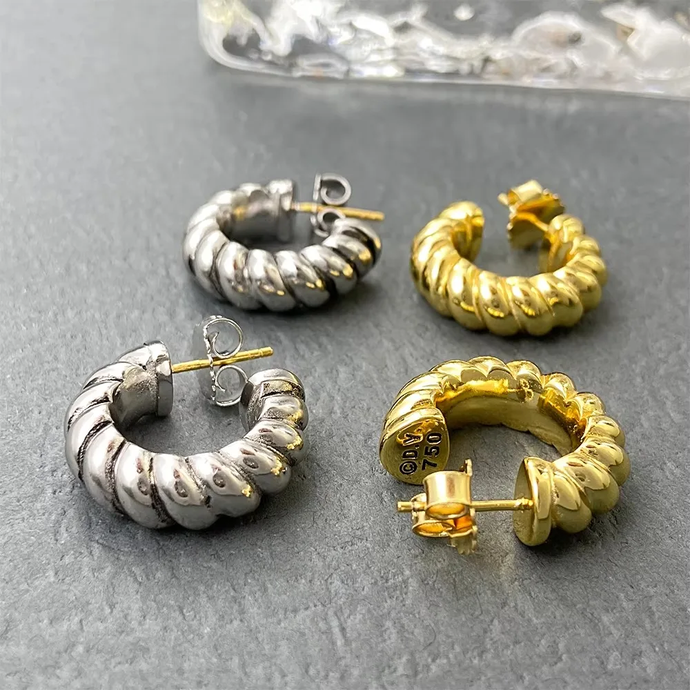 Semi-circular Open-Back Minimalist Design Silver-Plated Earrings High Quality Fashion Jewelry Wholesale
Semi-circular Open-Back Minimalist Design Silver-Plated Earrings High Quality Fashion Jewelry Wholesale