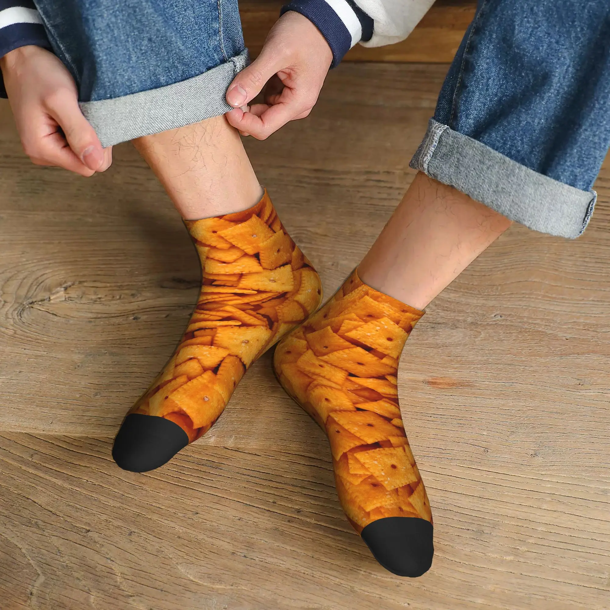 Cheez Its Socks Harajuku Sweat Absorbing Stockings All Season Socks Accessories for Unisex Birthday Present
Cheez Its Socks Harajuku Sweat Absorbing Stockings All Season Socks Accessories for Unisex Birthday Present