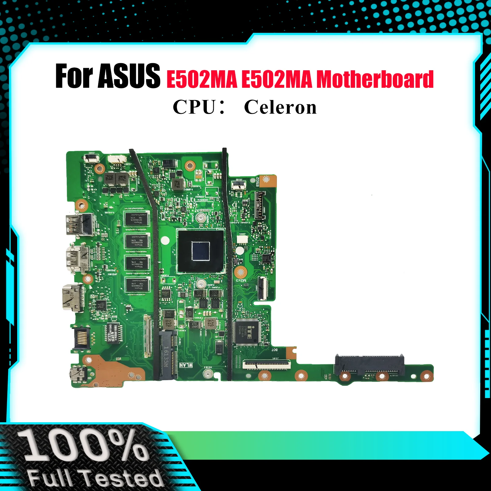 E502MA Материнская плата для ноутбука ASUS EeeBook E502MA E502M Материнская плата для ноутбука с процессором Celeron 100% тестирование ОК быстрая доставка stk
E502MA Материнская плата для ноутбука ASUS EeeBook E502MA E502M Материнская плата для ноутбука с процессором Celeron 100% тестирование ОК быстрая доставка stk