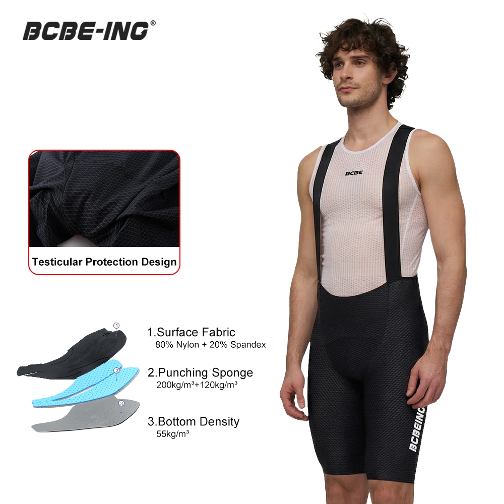BCBE-ING 2026 New Men Cycling Bib Shorts Pro Level Race Lightweight Riding Road Bike Bib Shorts With 200kg m³ Density Sponge Pad
BCBE-ING 2026 New Men Cycling Bib Shorts Pro Level Race Lightweight Riding Road Bike Bib Shorts With 200kg m³ Density Sponge Pad