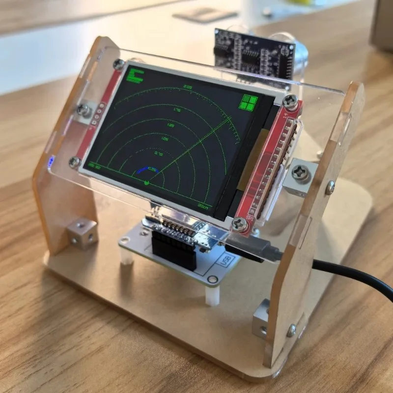 Ultrasonic Radar Scanning Student Technology To Make DIY Creative Toys