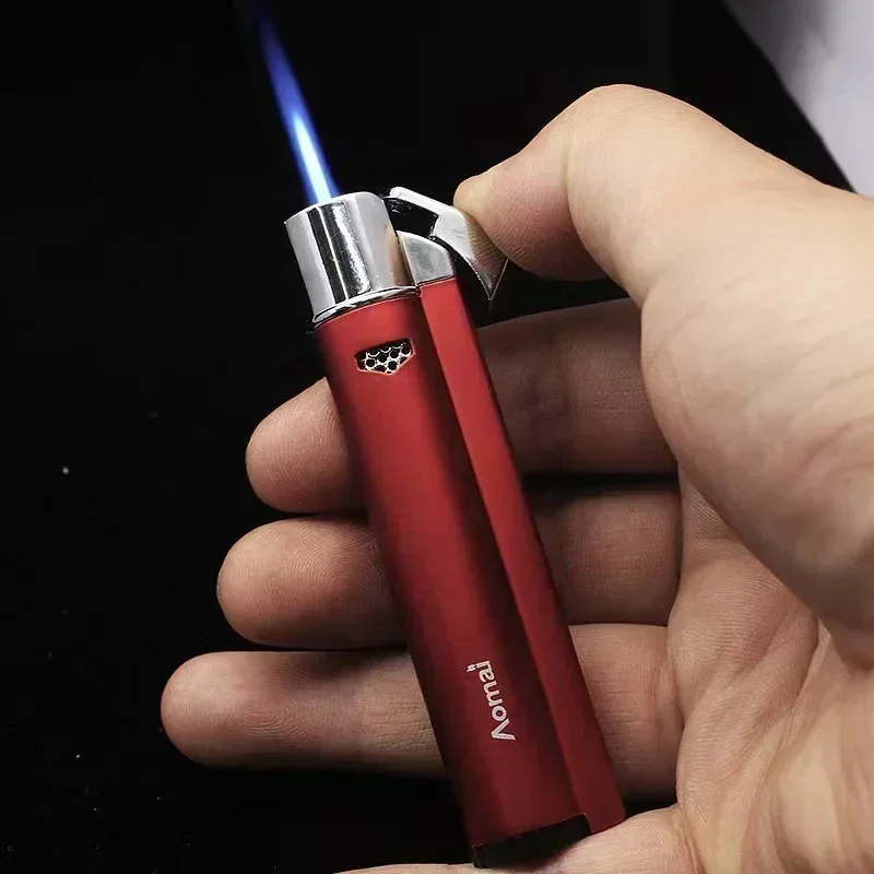 Metal Jet Welding Torch Lighters Butane Gas Turbo Windproof Lighters Cigar Cigarette Lighters Men's Gifts Outdoor Ignition Tools
Metal Jet Welding Torch Lighters Butane Gas Turbo Windproof Lighters Cigar Cigarette Lighters Men's Gifts Outdoor Ignition Tools