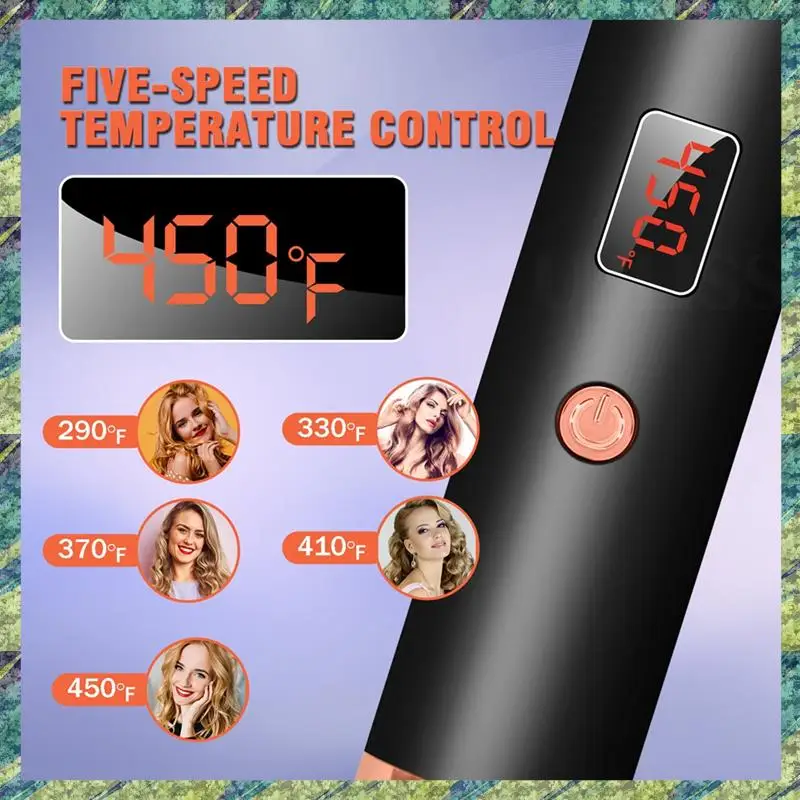 Nana 3 In 1 Ionic Hair Curler Straightener Heated Hair Styling Brush Portable Anti-Scald Thermal Brush US Plug
Nana 3 In 1 Ionic Hair Curler Straightener Heated Hair Styling Brush Portable Anti-Scald Thermal Brush US Plug