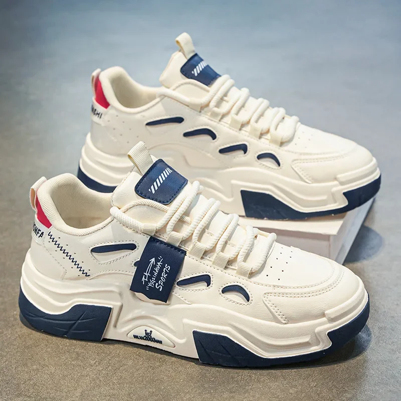 Men Shoes Thick Sole Casual Sports Shoes Breathable Soft Sole Non Slip Outdoor Trendy Running Shoes White Male Sneakers 2025
Men Shoes Thick Sole Casual Sports Shoes Breathable Soft Sole Non Slip Outdoor Trendy Running Shoes White Male Sneakers 2025