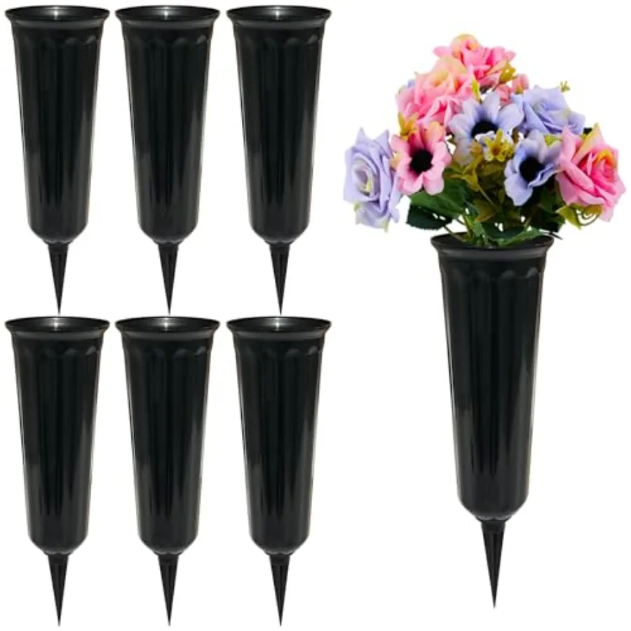 Memorial Floral Vases, Cemetery Vase, Headstones Flower Holder, Grave Cone Vase, Flower Pots for Outdoor Plants, Decorative Pla
Memorial Floral Vases, Cemetery Vase, Headstones Flower Holder, Grave Cone Vase, Flower Pots for Outdoor Plants, Decorative Pla