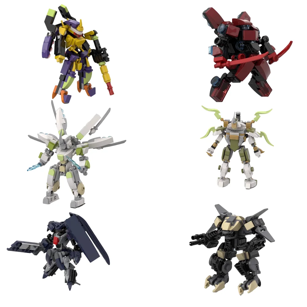 Модель экзоскелета воина MOC Small Mech, строительные блоки для сборки головоломок, подарочные игрушки для мальчиков и детей
Модель экзоскелета воина MOC Small Mech, строительные блоки для сборки головоломок, подарочные игрушки для мальчиков и детей