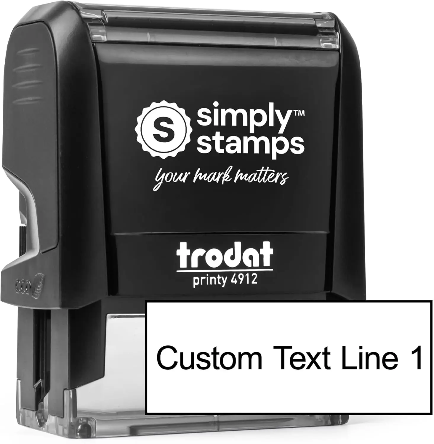 Custom Line Stamps | Self-Inking | Up to 8 Lines | 20 Fonts & Multiple Colors | Personal or Professional Use
Custom Line Stamps | Self-Inking | Up to 8 Lines | 20 Fonts & Multiple Colors | Personal or Professional Use