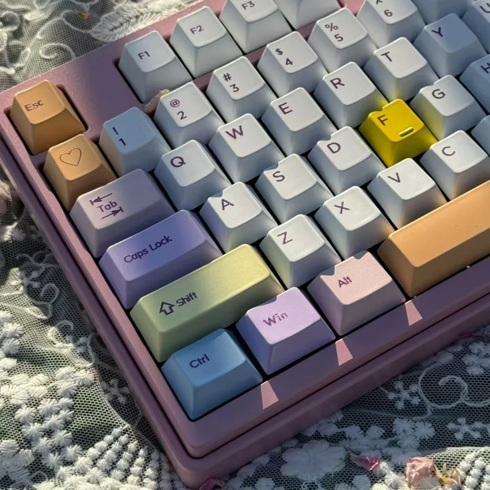 First Love Theme Metal Keycap Set Custom Cute Keyboard Cap Cherry Profile Zinc Alloy KeyCap for Mechanical Keyboard Accessories
First Love Theme Metal Keycap Set Custom Cute Keyboard Cap Cherry Profile Zinc Alloy KeyCap for Mechanical Keyboard Accessories