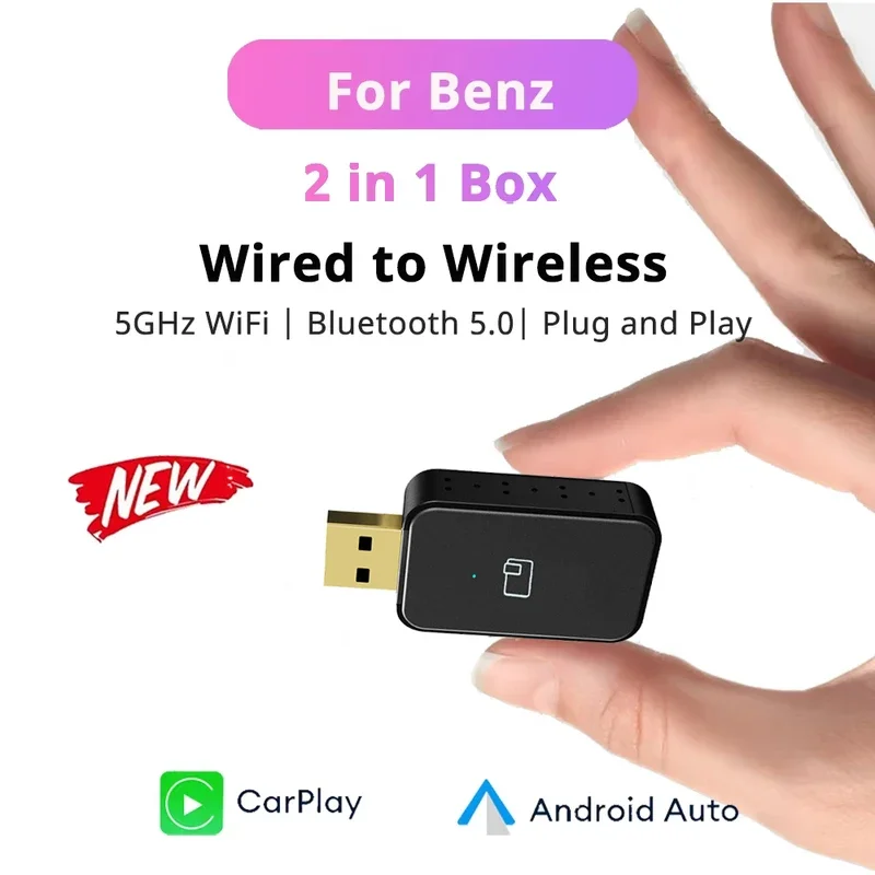 2025 New CarPlay Android Auto Adapter Smart 2 in1 For Benz A C E S GLA GLB GLC 300 GLE GLS EQB EQC
2025 New CarPlay Android Auto Adapter Smart 2 in1 For Benz A C E S GLA GLB GLC 300 GLE GLS EQB EQC