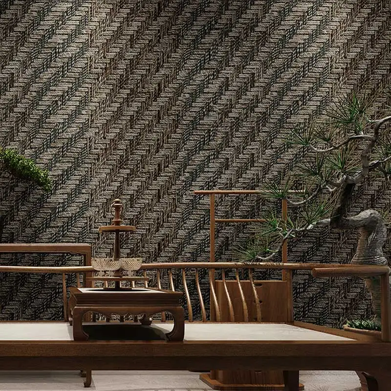 Grasscloth Linen Texture Wallpaper Roll Vinyl Waterproof Wallcoverings Vintage Industrial Wall Paper Home Hotel Decor
Grasscloth Linen Texture Wallpaper Roll Vinyl Waterproof Wallcoverings Vintage Industrial Wall Paper Home Hotel Decor
