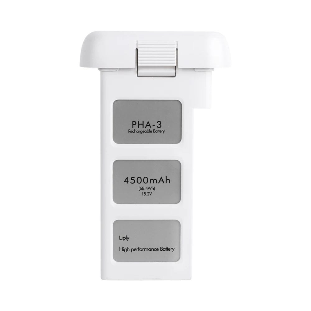 Intelligent Flight Batteries For DJI Phantom 3 Pro/Advanced/Standard/4K/SE Drone LiPo 4S 15.2V 4500mAh Phantom 3 Battery 68.4 Wh
Intelligent Flight Batteries For DJI Phantom 3 Pro/Advanced/Standard/4K/SE Drone LiPo 4S 15.2V 4500mAh Phantom 3 Battery 68.4 Wh