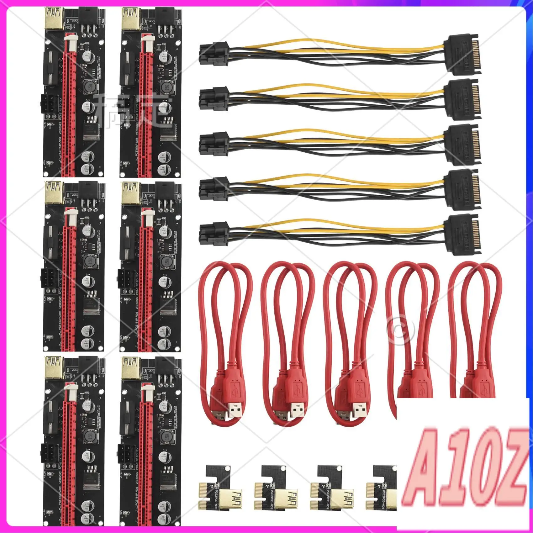 0Z-6Pcs VER009 USB 3.0 PCI-E Riser VER 009S Express 1X–16X Карта адаптера удлинителя SATA 15-контактный на 6-контактный кабель питания
0Z-6Pcs VER009 USB 3.0 PCI-E Riser VER 009S Express 1X–16X Карта адаптера удлинителя SATA 15-контактный на 6-контактный кабель питания