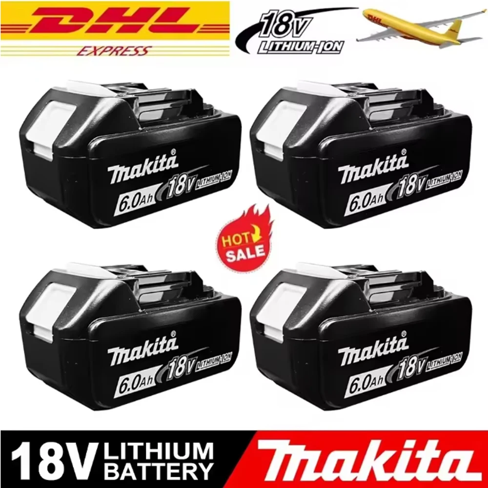 Makita Original 18V LXT Power Tools Battery Rechargeable 6Ah/5Ah/2Ah + Makita Charger Set for BL1860B
Makita Original 18V LXT Power Tools Battery Rechargeable 6Ah/5Ah/2Ah + Makita Charger Set for BL1860B
