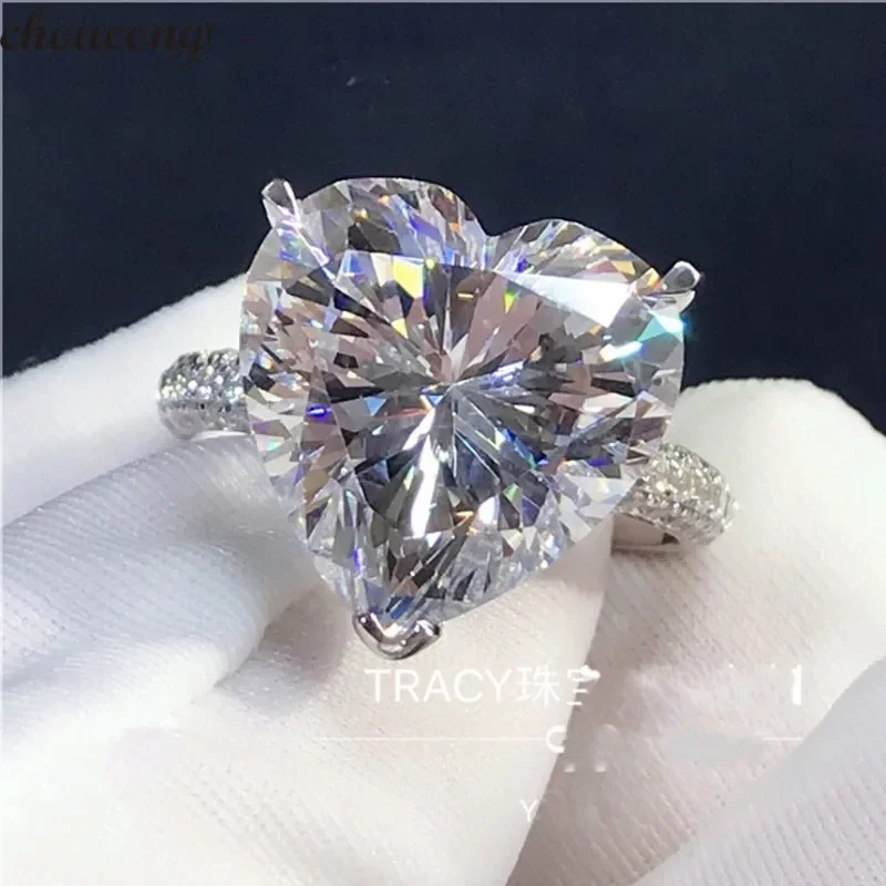 Heart Lovers Promise Ring 925 sterling Silver 4ct Lab Diamond Engagement Wedding Band Rings For Women Bridal Jewelry
Heart Lovers Promise Ring 925 sterling Silver 4ct Lab Diamond Engagement Wedding Band Rings For Women Bridal Jewelry