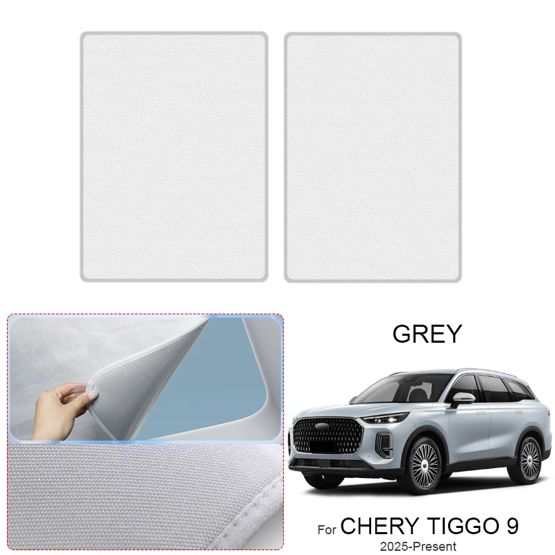 Для Chery Tiggo 9 2025-наст. время: Автомобильный солнцезащитный козырек из замшевой ткани с защитой от УФ-излучения и электростатической адсорбцией, теплоизоляционный, для люка/панорамной крыши
Для Chery Tiggo 9 2025-наст. время: Автомобильный солнцезащитный козырек из замшевой ткани с защитой от УФ-излучения и электростатической адсорбцией, теплоизоляционный, для люка/панорамной крыши