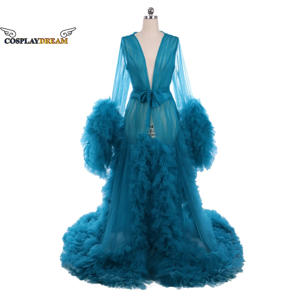 Women Sexy Robes Lace Sheer Mesh Tulle Perspective V neck Ruffles Maxi Floor Long Bath Robe Gown Sleepwear Dress Plus Size 3XL
Women Sexy Robes Lace Sheer Mesh Tulle Perspective V neck Ruffles Maxi Floor Long Bath Robe Gown Sleepwear Dress Plus Size 3XL