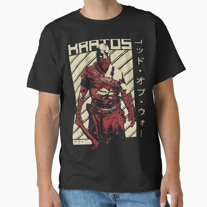 Kratos God of War - Video Game The warrior of gods Norse mythology Sparta T-shirt for men large size Tops s-6xl 
Kratos God of War - Video Game The warrior of gods Norse mythology Sparta T-shirt for men large size Tops s-6xl