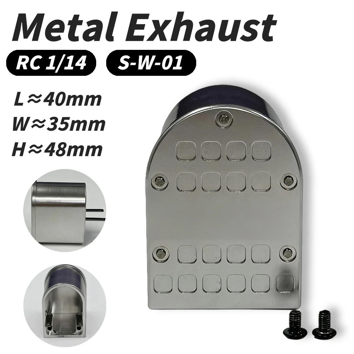 RC Truck Exhaust for 1/14 Tamiya Remote Control Tractor Truck Volvo Car DIY Modified Parts Model Upgrade Accessory Toys
RC Truck Exhaust for 1/14 Tamiya Remote Control Tractor Truck Volvo Car DIY Modified Parts Model Upgrade Accessory Toys