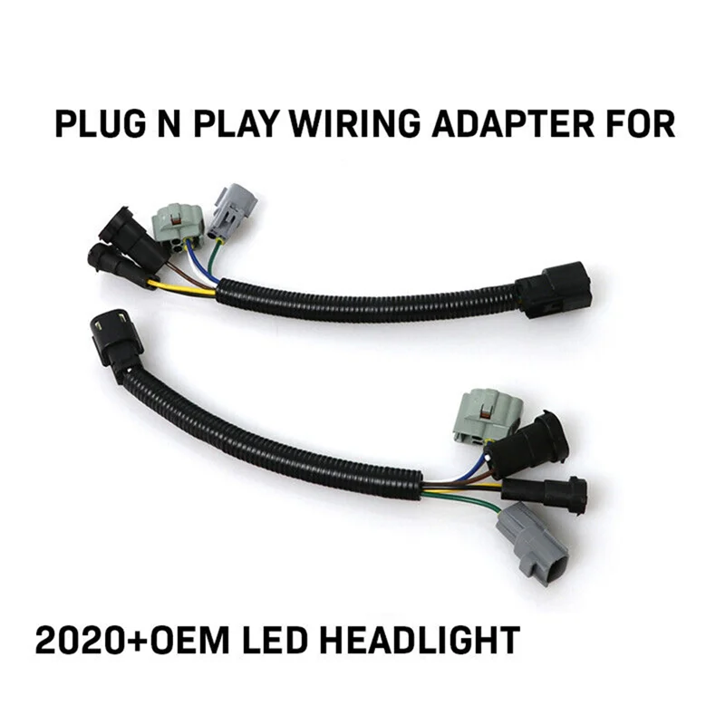Plug and Play Adapters for 16-20 Toyota Tacoma Fit 2020 Full LED Headlights
Plug and Play Adapters for 16-20 Toyota Tacoma Fit 2020 Full LED Headlights