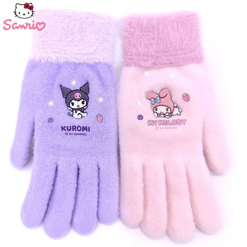 Kawaii Sanrio Kuromi Plush Gloves Cartoon Plush Toy My Melody Winter Finger Coldproof Gloves Touch Warm Girls Kis Warm Gift
Kawaii Sanrio Kuromi Plush Gloves Cartoon Plush Toy My Melody Winter Finger Coldproof Gloves Touch Warm Girls Kis Warm Gift