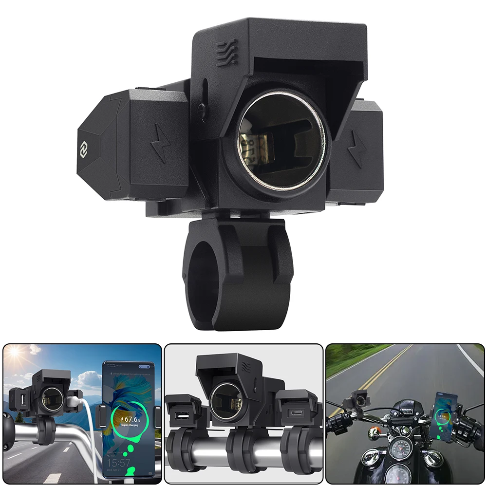 Motorcycle Battery Charger Multifunctional Phone Charging PD QC3.0 USB Type C Port Socket Smart Connector 12V 24V Intelligent
Motorcycle Battery Charger Multifunctional Phone Charging PD QC3.0 USB Type C Port Socket Smart Connector 12V 24V Intelligent