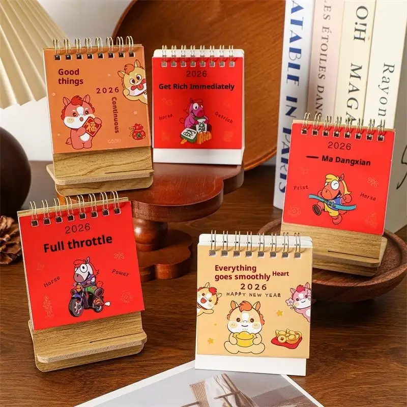 2026 Year Of The Horse Mini Calendars Creative Desk Portable Travel Calendars Cute Pony Pattern Calendar Desktop Decor Ornaments
2026 Year Of The Horse Mini Calendars Creative Desk Portable Travel Calendars Cute Pony Pattern Calendar Desktop Decor Ornaments
