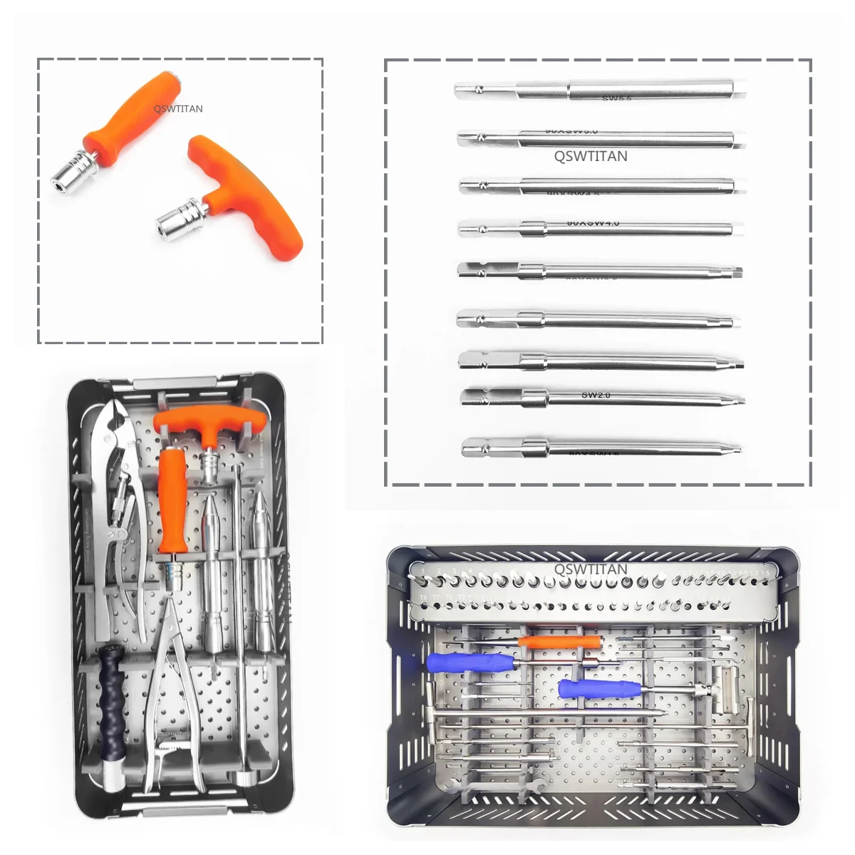Bone Broken Screw Removal Instrument Set III for Intramedullary Nail Removal Bone Surgery Instrument Kit
Bone Broken Screw Removal Instrument Set III for Intramedullary Nail Removal Bone Surgery Instrument Kit