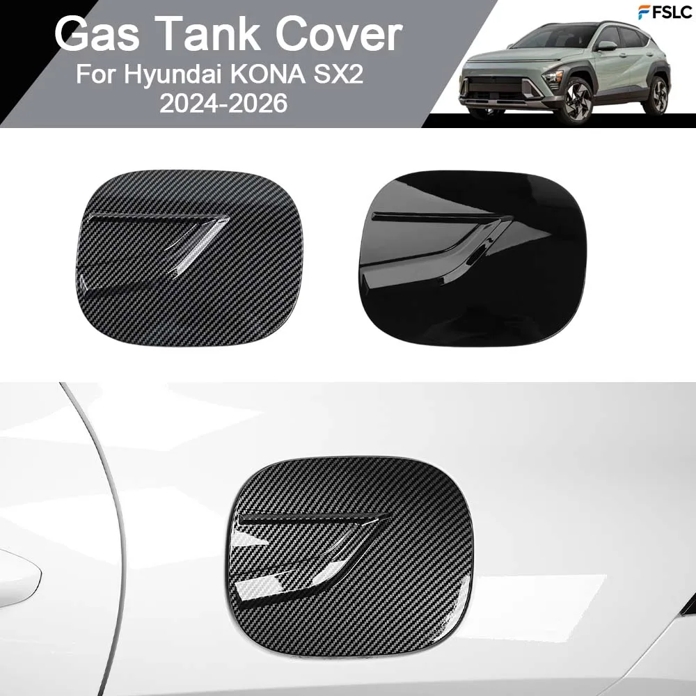 Cars Accessories Gas Tank Cover For Hyundai KONA SX2 2024-2026 Black Carbon Fiber Car Decoration Styling Upgrade Modify A Car
Cars Accessories Gas Tank Cover For Hyundai KONA SX2 2024-2026 Black Carbon Fiber Car Decoration Styling Upgrade Modify A Car
