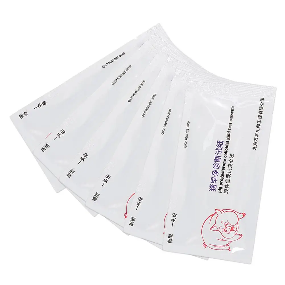 6 set Pregnancy Test Strips for Sows High Accuracy Farm Animal Breeding Supplies Easy to Use Early Detection Tubing
6 set Pregnancy Test Strips for Sows High Accuracy Farm Animal Breeding Supplies Easy to Use Early Detection Tubing