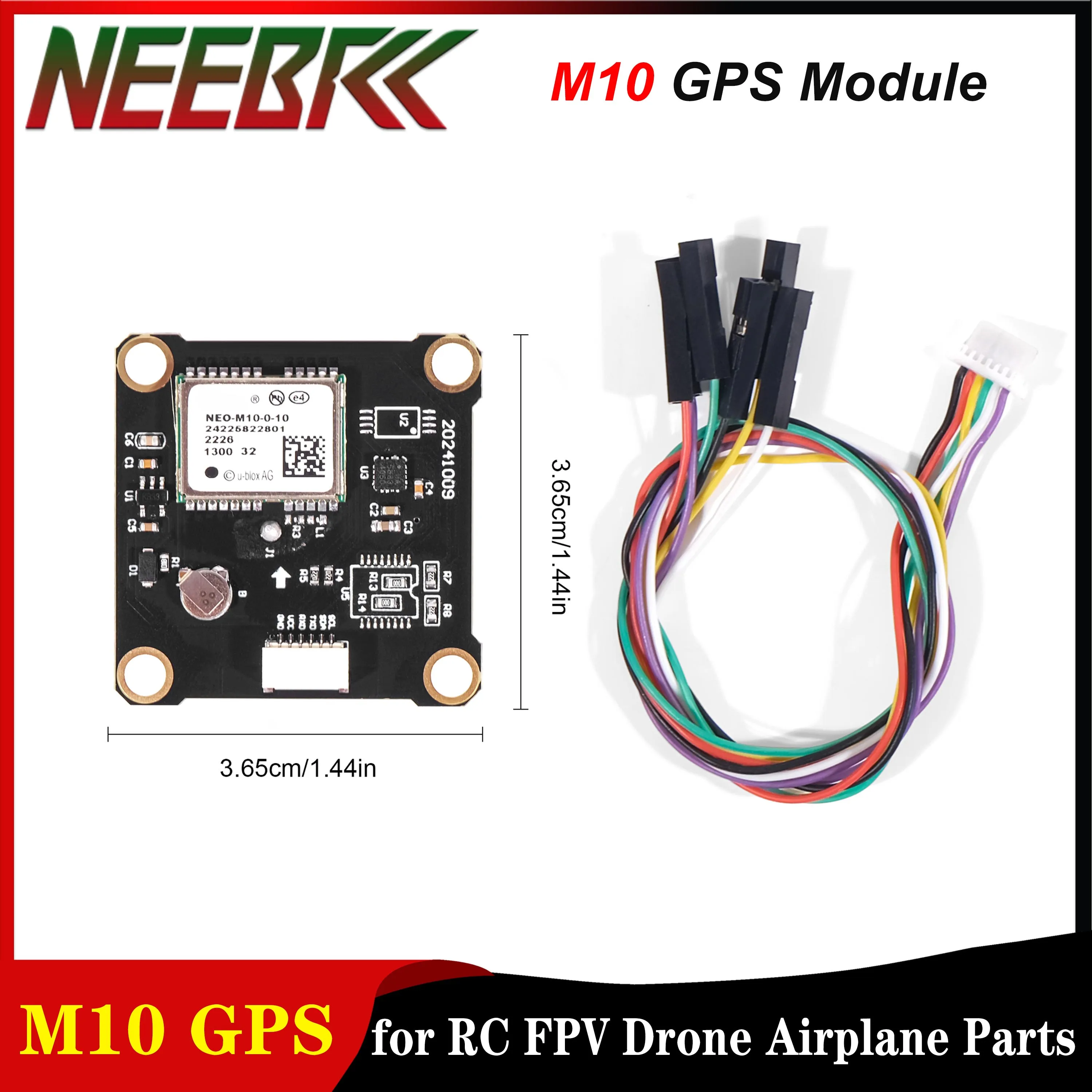 Newest NEEBRC NEO M10 GPS Module with Compass GPS for RC FPV Racing Drone Airplane Aircraft Quadcopter Parts
Newest NEEBRC NEO M10 GPS Module with Compass GPS for RC FPV Racing Drone Airplane Aircraft Quadcopter Parts