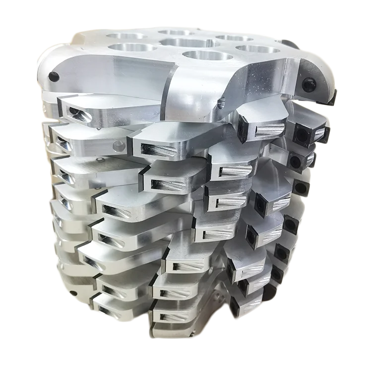 Woodworking Machinery Parts Replaceable Cutter Head For Wood Pallet Groove Stringer Notcher Slot Machine