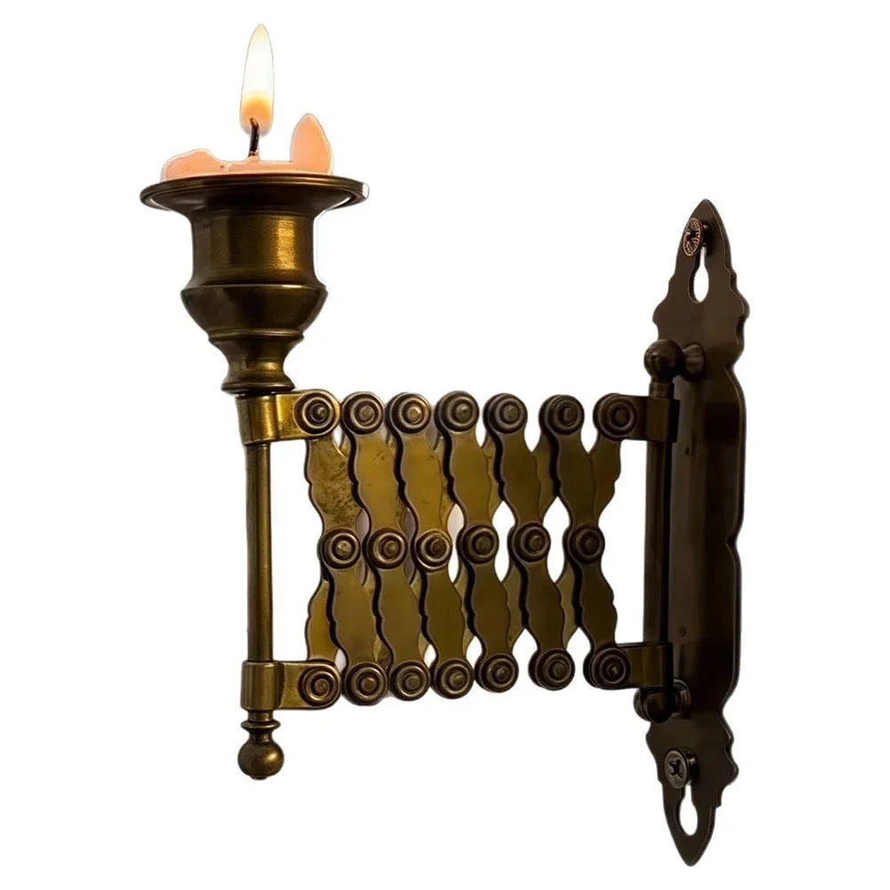 Multi-Purpose For Wedding Living Room Fireplace Vintage Candle Sconce Holder Wear Resist Telescopic Metal Candle Decorations
Multi-Purpose For Wedding Living Room Fireplace Vintage Candle Sconce Holder Wear Resist Telescopic Metal Candle Decorations