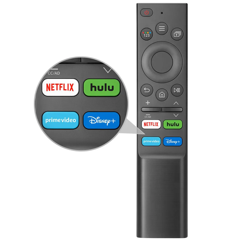 for Samsung Smart TV Replacement Universal Remote Control Compatible with Frame Serif Crystal UHD Neo QLED OLED 4K 8K TVs
for Samsung Smart TV Replacement Universal Remote Control Compatible with Frame Serif Crystal UHD Neo QLED OLED 4K 8K TVs