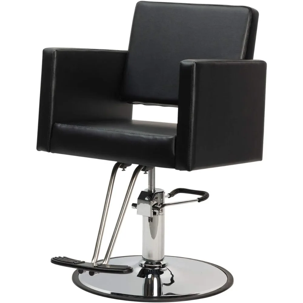 Buy-Rite Aria Styling Chair — современный черный салонный стул с гидравлическим насосом, 360° ° Поворотный, хромированная основа, сверхширокое сиденье - Professi
Buy-Rite Aria Styling Chair — современный черный салонный стул с гидравлическим насосом, 360° ° Поворотный, хромированная основа, сверхширокое сиденье - Professi