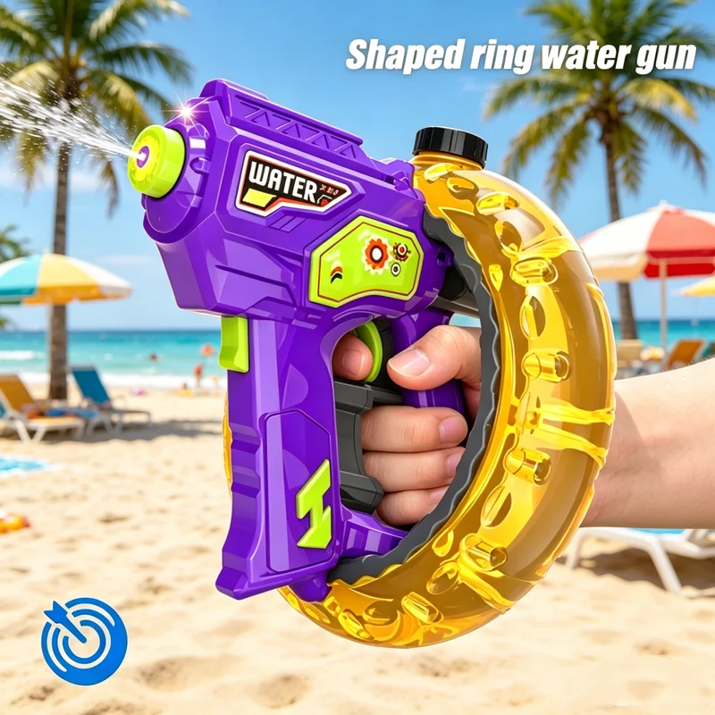 Electric Large Capacity Handheld Water Gun Space Concentrator Ring Cool Light High-speed Water Splashing Outdoor Beach Toy Gifts
Electric Large Capacity Handheld Water Gun Space Concentrator Ring Cool Light High-speed Water Splashing Outdoor Beach Toy Gifts