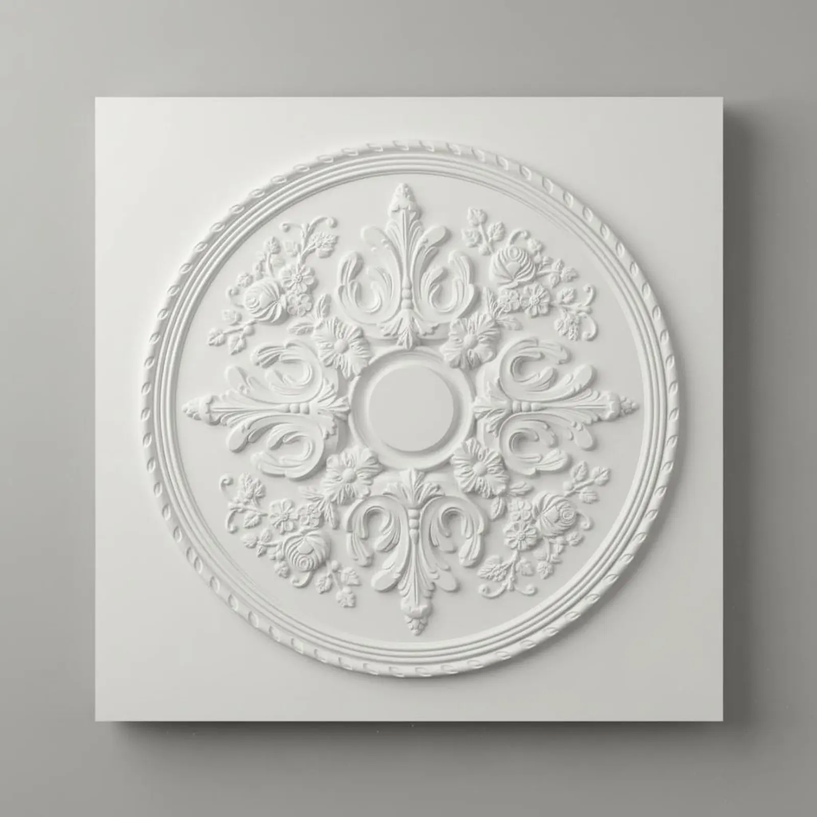 French Design Ceiling Medallion PU Material Round Ceiling Medallion Interior Decor Decorative Pattern Lightweight
French Design Ceiling Medallion PU Material Round Ceiling Medallion Interior Decor Decorative Pattern Lightweight