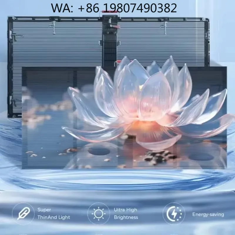 High Brightness Transparent LED Display Crystal Glass Window Advertising Decorative Digital Screen
High Brightness Transparent LED Display Crystal Glass Window Advertising Decorative Digital Screen