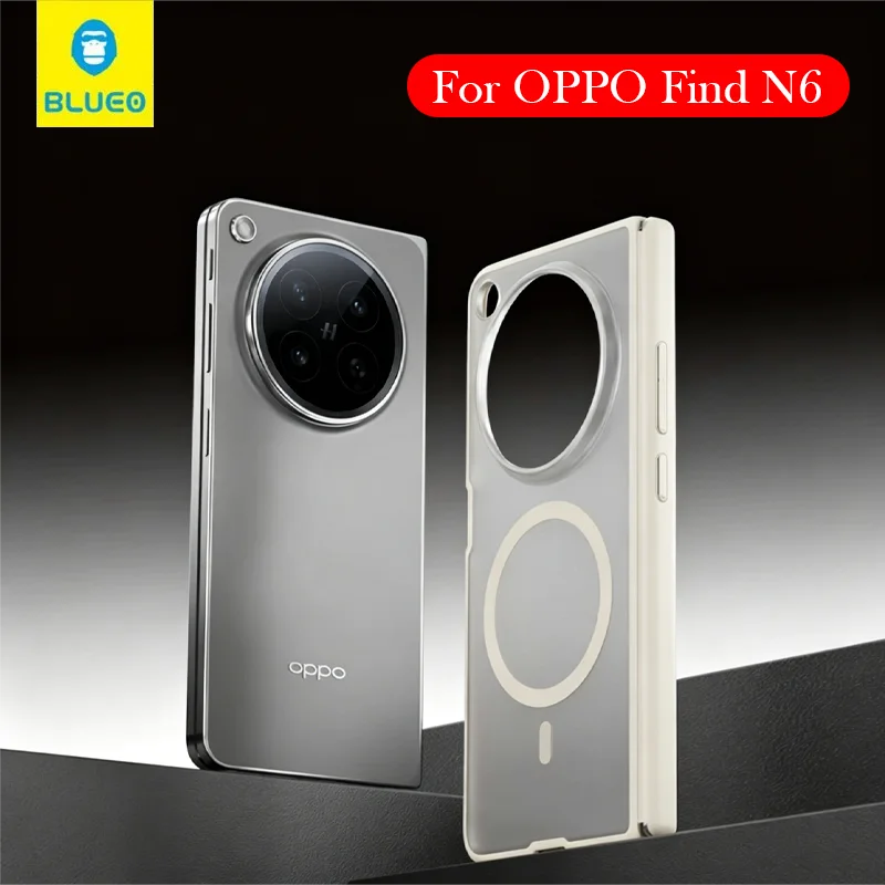 Blueo Case For Oppo Find N6 Matte Wireless Charging Back Cover Shell
Blueo Case For Oppo Find N6 Matte Wireless Charging Back Cover Shell